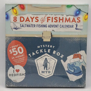 Catch Co. 8 Days of Fishmas Saltwater Fishing Advent Calendar Mystery Tackle Box